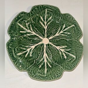 Bordallo Pinheiro Green Cabbage Leaf Plate